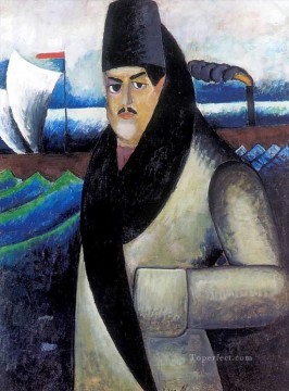イリヤ・イワノビッチ・マシュコフ Painting - 自画像 1911 イリヤ・マシュコフ
